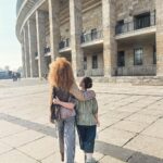Sofia Sanchez Instagram - Last day on set. First day in the theaters. I am filled with gratitude for this journey. I love my people so much and I hope you love our film. Be brave like Wovey. #dillandwovey Berlin Olympic Stadium