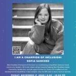 Sofia Sanchez Instagram - We are less than a month away from the 1st Annual Best Buddies Sacramento Gala! Sofia has the great honor of being named a Champion for our area and we would love your support as we spread awareness for this amazing organization. Best Buddies International is a nonprofit 501(c)(3) organization dedicated to establishing a global volunteer movement that creates opportunities for one-to-one friendships, integrated employment, leadership development, and inclusive living for individuals with intellectual and developmental disabilities (IDD). Sofia and Joaquin are members of their @whsbestbuddiesclub and we attended the Friendship Walk this summer. We can’t wait to get more involved! Please message me for a link to attend the gala with us or to make a donation in Sofia’s honor for the amazing @bestbuddies organization. 💙 Morgan Creek Golf & Country Club