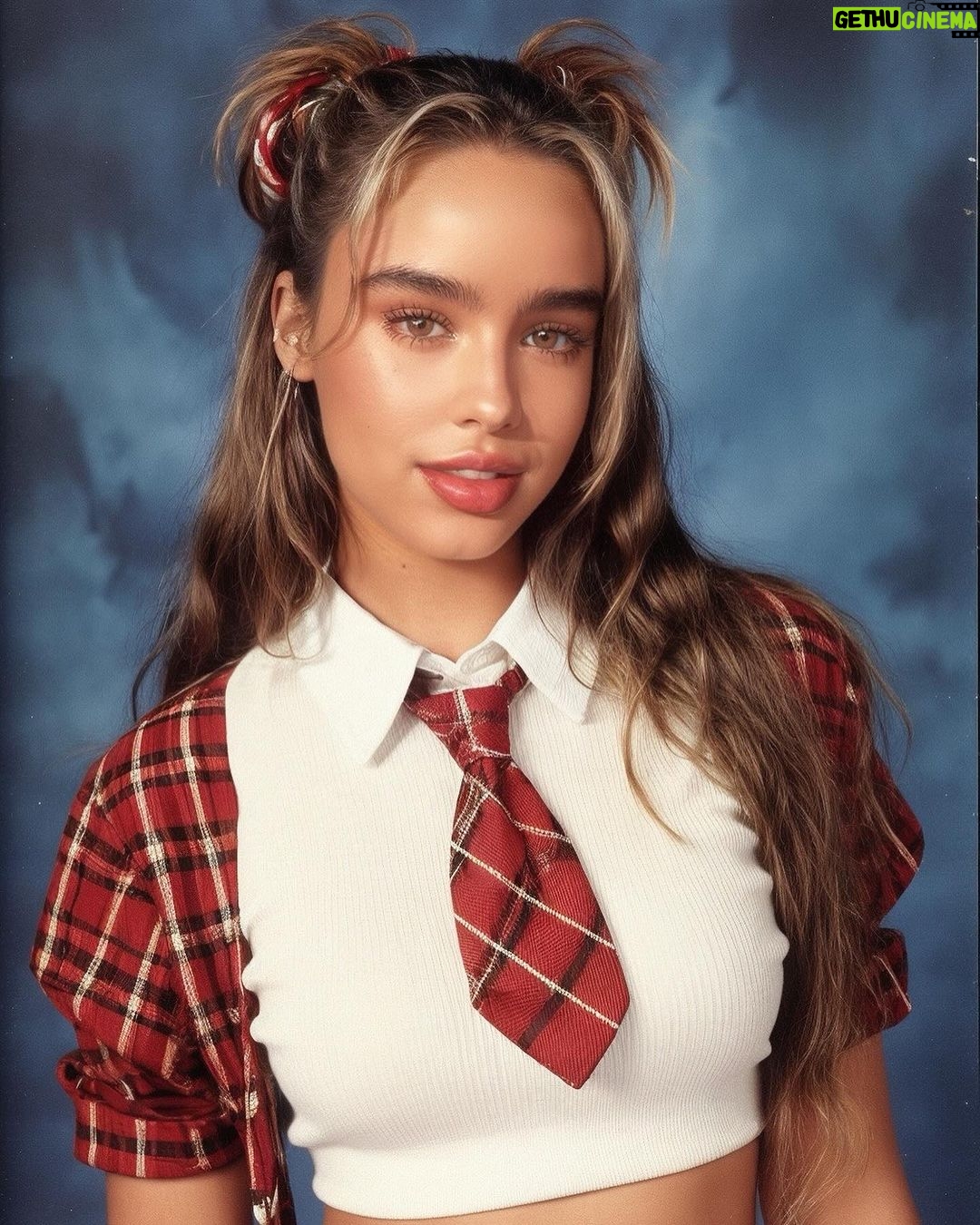 Sommer Ray Instagram - thank goodness for ai, i’ve always wanted yearbook pics 😂