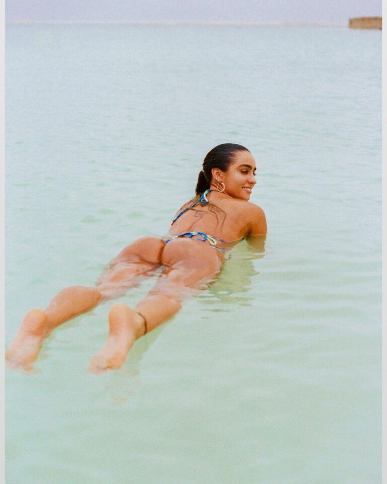 Sommer Ray Instagram - dead sea on film pt 2 🧜‍♀️ ( y’all know i like to post every pic lmfaoo & didn’t have room for all in the first post ) just floatin in the water was the coolest thing Dead Sea