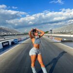 Sommer Ray Instagram - i was gonna caption this something super predictable like “speedin” or “ i wanna go fast” but i’m not gonna do that zMAX DRAGWAY