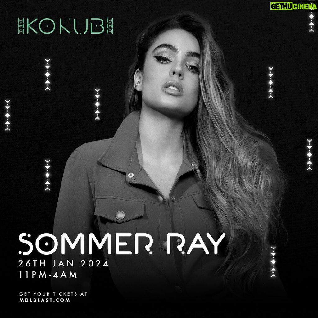 Sommer Ray Instagram - soooo excited to play in Saudi Arabia, AlUla this friday the 26th 💛 @mdlbeast AlUla, Saudi Arabia