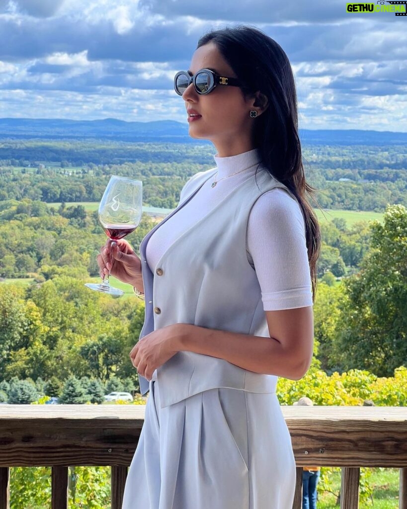 Sonal Chauhan Instagram - A day at the Vineyard 🍇🍷 . . . . . . . . . . . . . . . . . . . . 📸 @sonia.chauhaan #love #sonachauhan #vineyard #wine #winetasting #america