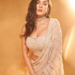 Sonal Chauhan Instagram - दिवाली was Lit 🔥 . . . . . . . . . . . . . . . . . . . . . . . . . . . . . . Outfit by @nitikagujralofficial @amigos.Rizwan Accessory @ijewels009 Glam by @vijaysharmahairandmakeup Lensed by @dieppj #love #sonalchauhan #diwali #indian #fashion #diwalifashion