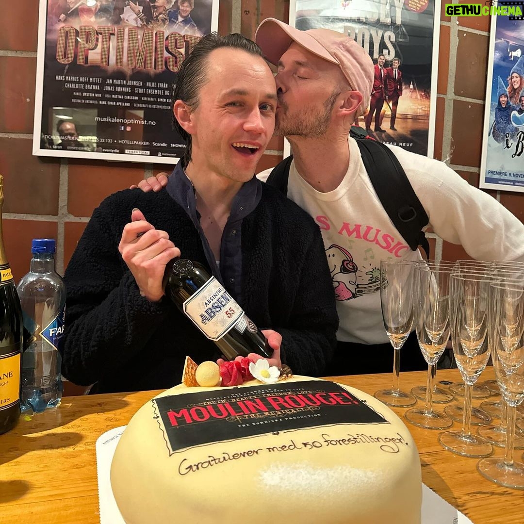 Sondre Lerche Instagram - Last night, Dave and I celebrated 50 Moulin Rouge! The Musical performances together with the rest of the magnificent ensemble and production! β€οΈππ Photos by @pialauritzen π« Chateau Neuf - Det Norske Studentersamfund