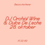 Sondre Lerche Instagram – Joining my favorite DJ Orchid Wine for a set at @becco_oslo Saturday night as soon as I’m off the Moulin Rouge stage after our double shows ðŸŽ
Bangers, bliss, serenity and sensuality, till late!
All welcome 🪷
Photo by @yoix 🥤 Becco
