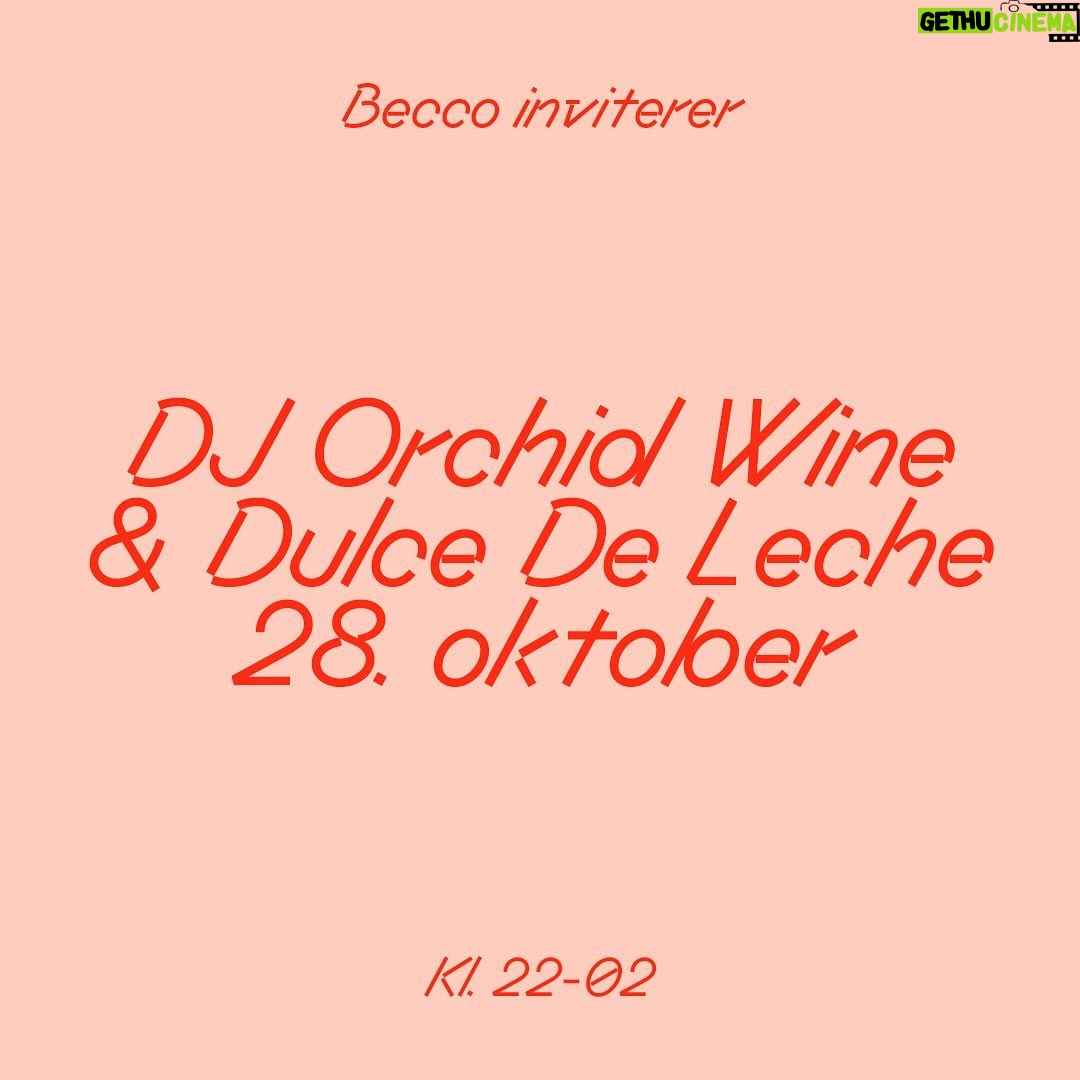 Sondre Lerche Instagram - Joining my favorite DJ Orchid Wine for a set at @becco_oslo Saturday night as soon as I’m off the Moulin Rouge stage after our double shows 🎭 Bangers, bliss, serenity and sensuality, till late! All welcome 🪷 Photo by @yoix 🥤 Becco