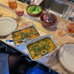 Sondre Lerche Instagram – Had a great experience joining the chefs at Oslo’s great @smalhans last week, cooking my favorite traditional Norwegian dish fiskegrateng with green pea stew + råkost. And serving it up with PATOS wines to over 80 diners!
Thanks to all who dined with us, and Anders, Mads, Jakob, Fredrikke and the rest of the crew — as well as Joar and my own team at @nondosfanclub 🥂
Video by @nonameoslo / Henrik Lauritzen ✨ Smalhans