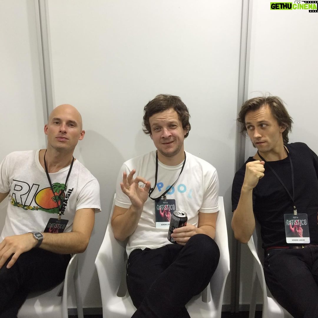 Sondre Lerche Instagram - Quick flashback to October 2015 when Dave and I ventured to Rio for Jobim and fun, nearly got arrested for public nudity on military beach, and then continued on to SĆ£o Paulo, where we met up with Chris, played a festival with Iggy Pop, and then did a little tour around the country šš§š·š Bonus: when we returned to New York, Dave and I went straight to a Halloween party dressed as Elaine and Jerry, which is where we met sexy-Kramer š« Rio de Janeiro