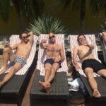 Sondre Lerche Instagram - Quick flashback to October 2015 when Dave and I ventured to Rio for Jobim and fun, nearly got arrested for public nudity on military beach, and then continued on to São Paulo, where we met up with Chris, played a festival with Iggy Pop, and then did a little tour around the country 💚🇧🇷💛 Bonus: when we returned to New York, Dave and I went straight to a Halloween party dressed as Elaine and Jerry, which is where we met sexy-Kramer 💫 Rio de Janeiro