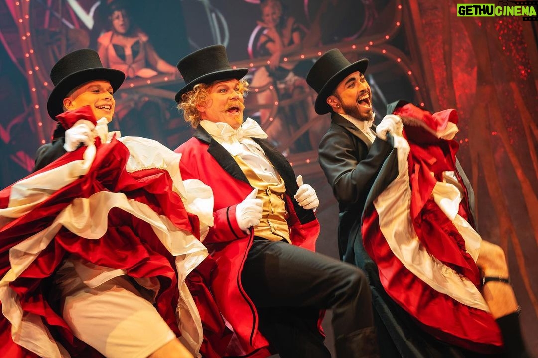 Sondre Lerche Instagram - Moulin Rouge! The Musical! premieres in less than a week for the first time ever here in Oslo, Norway! This ensemble of performers is so incredible and hard-working. Hoping to rise to their level through this wild process we’ve been sharing 💜 Photos by @fredrikarff