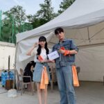 Song Ye-bin Instagram - 제가 다니는 학교 동국대학교의 축제 MC를 맡게 되어 너무나 영광이었습니다🧡 너무나 떨렸지만 함께 호응해주신 여러분 덕분에 첫 MC 무사히 마쳤습니다 감사합니다 🧡 어제 동국대까지 찾아와주신 팬분들, 함께 MC본 택현이도 모두모두 고맙습니당 🙌🏻 #동국대 최고!!!!!🐘🧡 동국대학교-Dongguk University, Seoul