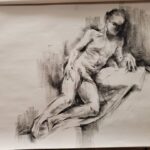 Sonnye Lim Instagram – I teach part-time, did a live demonstration of figure drawing for my students today