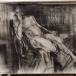 Sonnye Lim Instagram - I teach part-time, did a live demonstration of figure drawing for my students today