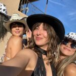 Sophia Aguiar Instagram - “I don’t know... Cowboy theme?” IFYKYK 😂 Cow-ChellA 2022 🐮 🤠 So grateful for these beautiful humans in my life! Thank you for the love you consistently shower me with. LOVE YOU ALL!! #moorelifemoorelove #cowchella #theresmooinmoore #cowboytheme #friends Joshua Tree, California