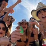 Sophia Aguiar Instagram - “I don’t know... Cowboy theme?” IFYKYK 😂 Cow-ChellA 2022 🐮 🤠 So grateful for these beautiful humans in my life! Thank you for the love you consistently shower me with. LOVE YOU ALL!! #moorelifemoorelove #cowchella #theresmooinmoore #cowboytheme #friends Joshua Tree, California