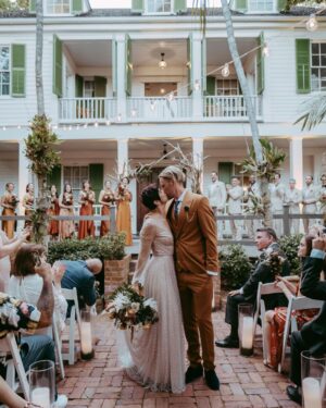 Sophia Aguiar Instagram - ✨MAGIC✨ 2•22•22
Magic is the only way to describe this day. We felt so engulfed in love from everyone there and even those who couldn’t be with us. Thank you all for your support throughout our journey together. We couldn’t have made it here with out you ✨ #moorelifemoorelove
I also apologize for the influx of wedding photos in the next few weeks!

📸: @emmamanningphoto 
💐: @fernandcurldesigns 
🏡: @audubonhousekeywest 
👗: @willowbywatters