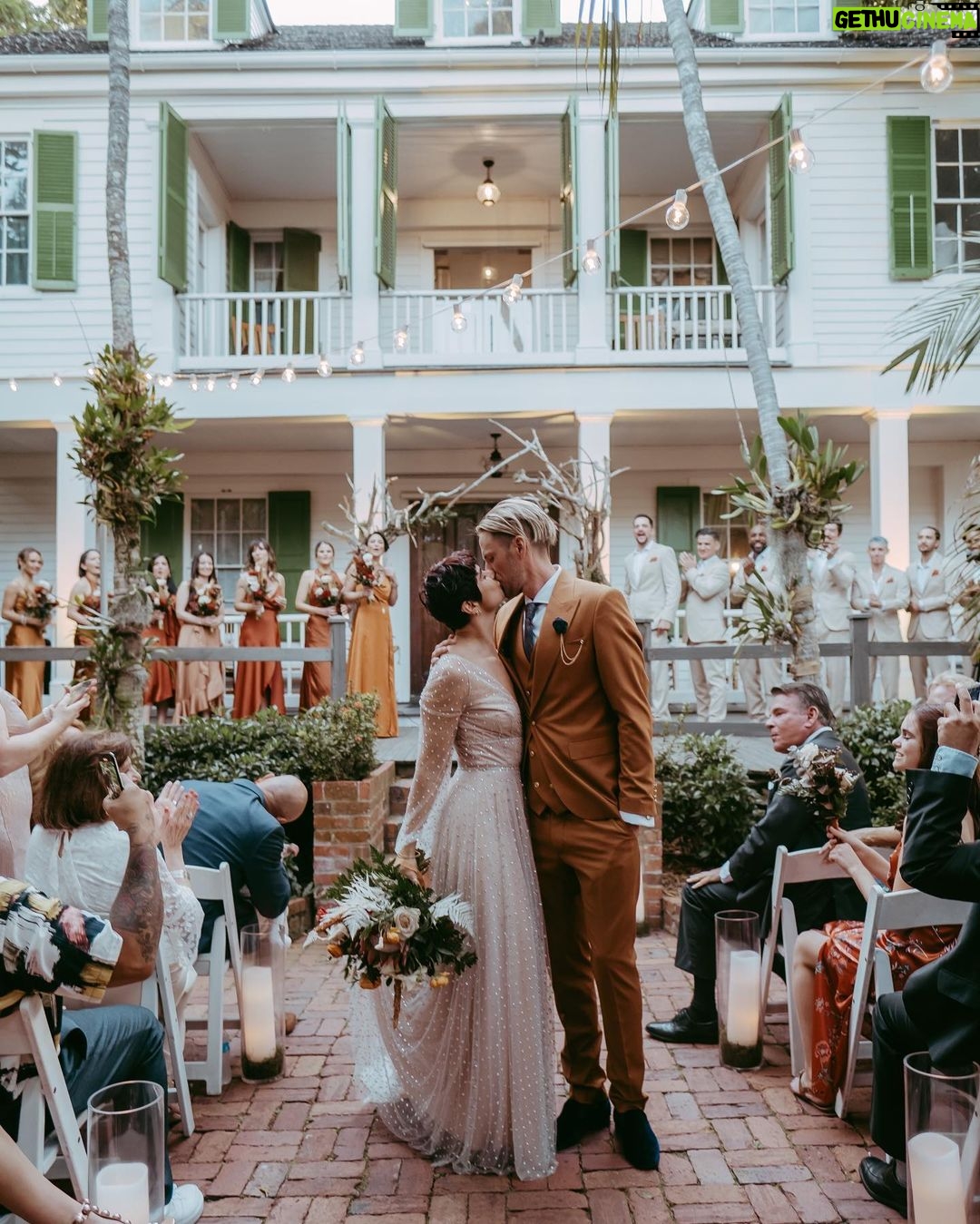 Sophia Aguiar - 2.8K Likes - ✨MAGIC✨ 2•22•22
Magic is the only way to describe this day. We felt so engulfed in love from everyone there and even those who couldn’t be with us. Thank you all for your support throughout our journey together. We couldn’t have made it here with out you ✨ #moorelifemoorelove
I also apologize for the influx of wedding photos in the next few weeks!
📸: @emmamanningphoto
💐: @fernandcurldesigns
🏡: @audubonhousekeywest
👗: @willowbywatters