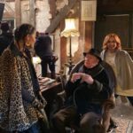 Sophie Simnett Instagram - twist bts extravaganza. Although it’s not a musical some interludes did arise (plus me attempting to get a candid photo with Michael) @iamlenaheadey @officialfranzd @ritaora @rafflaw