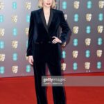 Sophie Simnett Instagram - What a bloody lovely evening!! Thank you so much @bafta & @pauledmonds217 for having me. @ellagaskellstylist @stellamccartney for the comfiest suit ever complete with excellent snack pockets. @cherwebbmakeup @lancomeofficial for making up m’face!! & @thesavoylondon for the most spectacular room!!! ✨✨✨