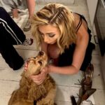 Sophie Simnett Instagram - pre party shenanigans @iona.wolff @lucie_bjmakeup @rxquette & ✨Coco the pup ✨