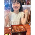Sora Tamaki Instagram - . うなぎ🐟 カネオくんでやってて、すごく美味しそうで、どうしても食べたくて、おねだりして連れて行ってもらいました... ☺️☺️☺️ #田牧そら