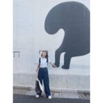Sora Tamaki Instagram - . 最近はできるだけ歩くようにしています。 そしたら可愛い壁を見つけました🫶🏻 車や電車を使わなければ、二酸化炭素の排出量も軽減されるし、可愛い発見もあるし、一石二鳥です🏃 一緒に #デコ活 していきましょ！ #田牧そら