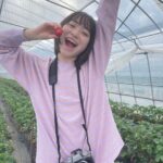 Sora Tamaki Instagram - . かなり前ですが、 今年もいちご狩りに行ってきました！ 美味しすぎて食べすぎちゃいました🍓 #田牧そら