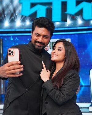 Soumitrisha Kundu Instagram - from the sets of dadagiri! 
#pradhan 
releasing on 22nd december!
first song will be releasing tomorrow!