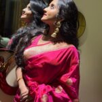 Soumitrisha Kundu Instagram - today's !❤️ styled by @rabhisek @saarangsareeskolkata @moonlight_fashion_accessory