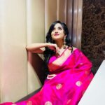 Soumitrisha Kundu Instagram - today's !❤️ styled by @rabhisek @saarangsareeskolkata @moonlight_fashion_accessory