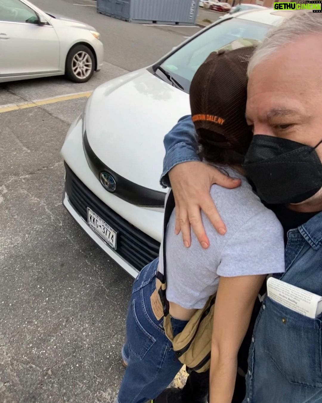 Spencer Tunick Instagram - Happy Daughter’s Day kid. Parents Weekend visit, just me. Mom’s home recovering from Covid but there in spirit and Facetime.