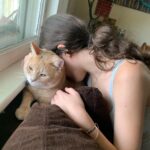 Spencer Tunick Instagram - The cats are not pleased to see her go. #leavinghomeforcollege