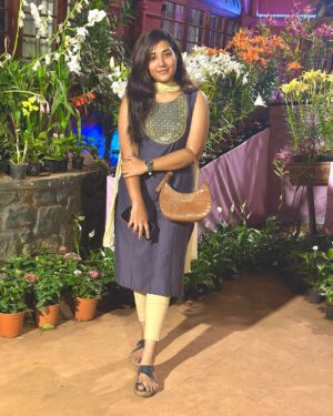 Sree Nithi Instagram - My Beautiful & Comfortable sandal is from @hfjourney ❤️ 
Addicted fan of @hfjourney ✨
Pc : @varshas___makeover ❤️