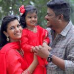 Sridevi Ashok Instagram - We wish you all a Happy and Prosperous New Year ❣️🥳🥰 This new year should bring us new opportunities, new adventures, new hopes . Let’s work hard to reach our professional and Personal goals. Love you all 🫶🤗 Mom and Daughter combo dress : @vika.label
