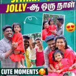 Sridevi Ashok Instagram - New cute video posted on our YouTube channel - Do check it out. Sitara baby cute moments| மகிழ்ச்சியுடன் தந்தையுடன் விளையாடுகிறது | Sridevi Ashok Daughter https://youtu.be/Ghq5-oaARUg