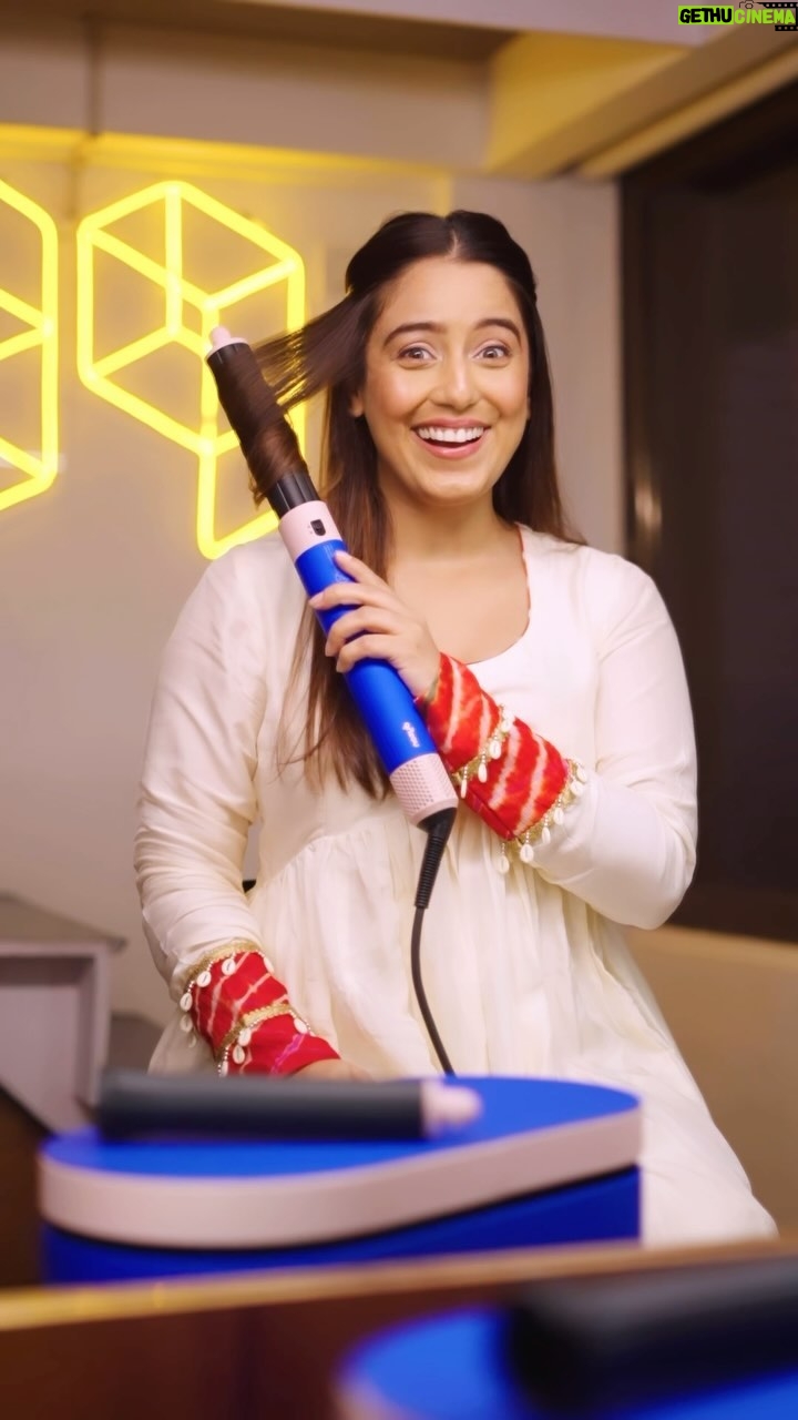 Srishty Rode Instagram - Step into a world of effortless style with Dyson’s Multistyler Airwrap in the enchanting Blue Blush shade. Making hair styling easy, fun, and perfect for the wedding season✨🥰 #DysonHair #DysonFestiveStyling #DysonIndia #Gifted #dysonairwrap