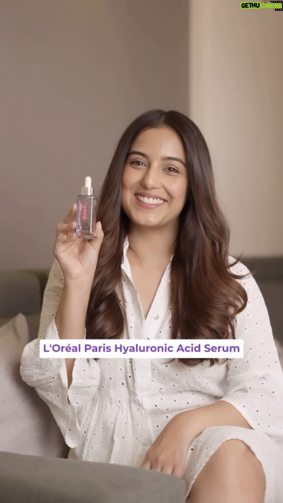 Srishty Rode Instagram - Loving my winter skin with my favourite the L’Oréal Paris Hyaluronic Acid Serum which is undoubtedly No. 1 serum in the world This not only helps to replump your skin in just 1 hour but also gives boost of hydration to your skin. So let’s get our skin prepped for winters now 💜🤍 @lorealparis #WorldsNo1Serum #PowerOfHA #LorealParis #LorealParisIndia #Ad