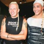 Steevy Boulay Instagram - ♥️ L’un des plus beaux souvenirs de ma vie. Un mec exceptionnel. #mode #defile #2001 #paris #jeanpaulgaultier @jeanpaulgaultier