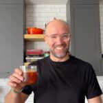 Stefano Faita Instagram – Negroni svegliato ☕🥃

You’ll need:
– Moka espresso machine
– Stefano espresso classico
– Vermouth – enough to fill the bottom chamber
– 30 ml Campari
– 30 ml Gin
– Ice cubes
– Orange

1. Fill the bottom chamber with Vermouth
2. Fill the cup with Stefano espresso classico
3. Brew the coffee (oh, the smell!)
4. Over ice in a glass, pour 30 ml coffee, 30 ml Campari and 30 ml Gin
5. Stir to chill and strain over a large rock
6. Serve with an expressed Orange

Salute!

#internationalcoffeeday #negronisvegliato