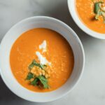 Stefano Faita Instagram - Ma plus belle activité les jours frettes et pluvieux? Cuisiner mes recettes de soupe en double ou en triple batch. Pas le temps? Mes soupes se trouvent aussi toutes faites à l'épicerie! 😉 Lien dans la bio - My favourite thing to do on cold, rainy days? ☔ Make my soup recipes in double or triple batches. Don’t have the time? You can also find them ready-made at the grocery store 😉 Link in bio #stefanofaita #soupseason #soupe #zuppa #soup