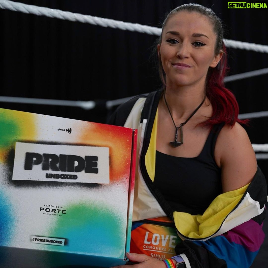 Steffanie Newell - 21.7K Likes - Happy Pride Month ♥️ Thank you GLAAD for the #PrideUnboxed gift box with lots of rad goodies from LGBTQ-inclusive partners and a @SonyaDevilleWWE X Urban Aztec “Pride Fighter” bag. 🏳️🌈 Love is Love.