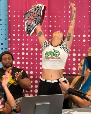 Steffanie Newell Instagram - I may have not won the #RoyalRumble but I sure did win the @upupdwndwn championship!
