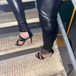 Stephanie Instagram – Black high heels 👠 
Get Ready Villareggia