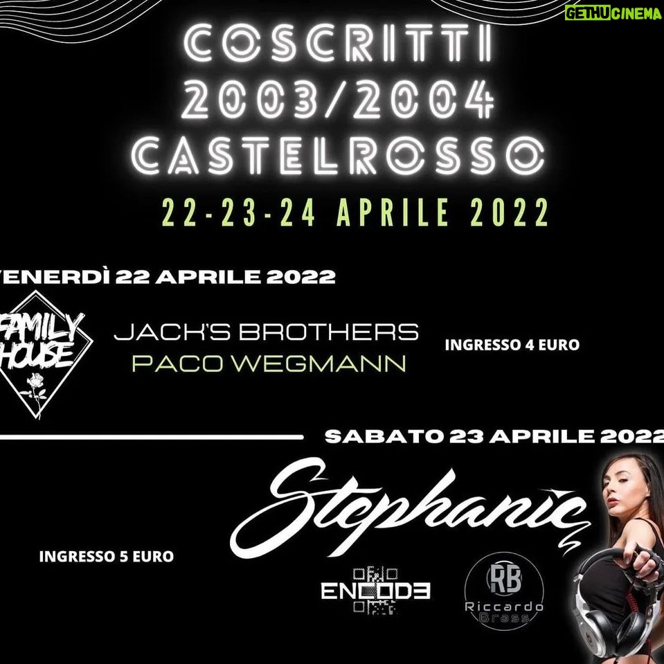 Stephanie Instagram - Next Saturday!! Castelrosso, Piemonte @coscritticastel2003 #hardstyle #hardstylemusic #rawstyle #femaledj