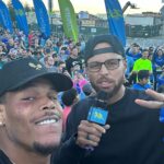 Stephen Curry Instagram – Year 37 in San Francisco of the @jpmorgan Corporate Challenge with my guy @justtrain . This one was incredibly special for @ayeshacurry and I as @eatlearnplay was this year’s beneficiary. Shout out to the 5,000+ #JPMCC Bay Area participants who showed out, and @chase for hosting minority entrepreneurs around wellness! It’s always a pleasure being a #ChasePartner and seeing the impact we make together.