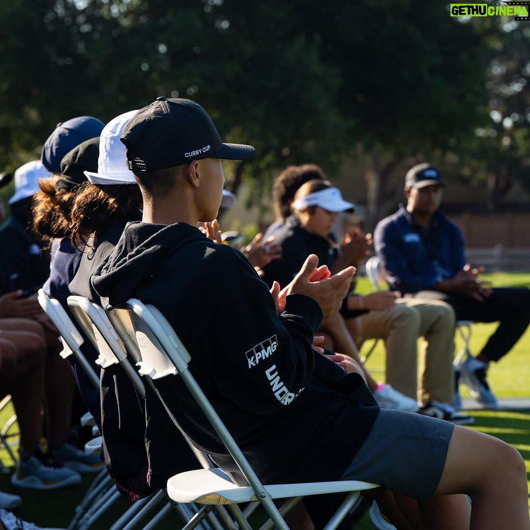 Stephen Curry Instagram - Thank you @kpmggolf @kpmgus for hosting the first ever Leadership Development Day for our @underratedgolf family! Led by @mostacksbirdies, our 25 players and families at the Curry Cup participated in interactive workshops focused on development both on and off the golf course. An amazing, insightful addition to our growing Curry Cup schedule! #KPMGPartner