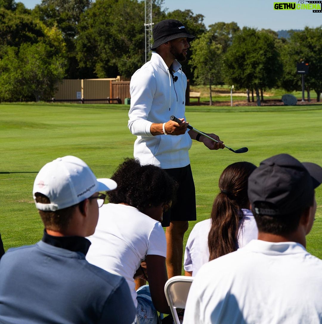 Stephen Curry Instagram - Thank you @kpmggolf @kpmgus for hosting the first ever Leadership Development Day for our @underratedgolf family! Led by @mostacksbirdies, our 25 players and families at the Curry Cup participated in interactive workshops focused on development both on and off the golf course. An amazing, insightful addition to our growing Curry Cup schedule! #KPMGPartner