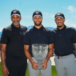 Stephen Curry Instagram - Dream come true! Championship flow in Tahoe 🏆 An unbelievable week I’ll never forget…can’t wait to run it back! @acchampionship @currybrand @callawaygolf
