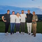 Stephen Curry Instagram - Baltimore, what an unbelievable couple of days celebrating team and putting in the work @underarmour @currybrand HQ. The strength of our sqUAd is undeniable and the energy of Baltimore basketball is REAL. Thank you for the hospitality.